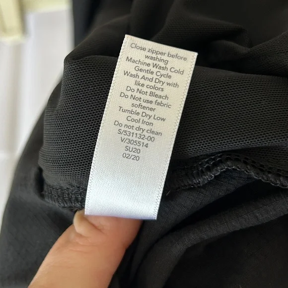 Athleta Black Crest Skort Skirt Size 0 Built in Shorts - Picture 12 of 12